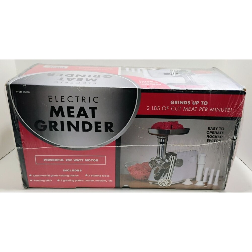Harbor Freight Electric MEAT GRINDER Sausage Stuffer 2lbs Per Min NEW SEALED